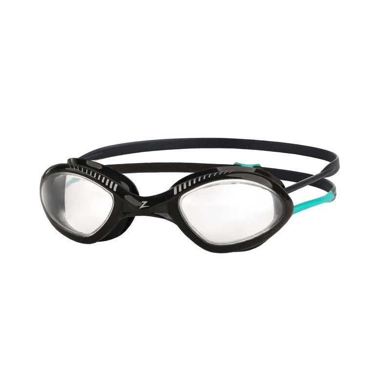 Zoggs Tiger Goggles Regular Fit - Black / Turquoise