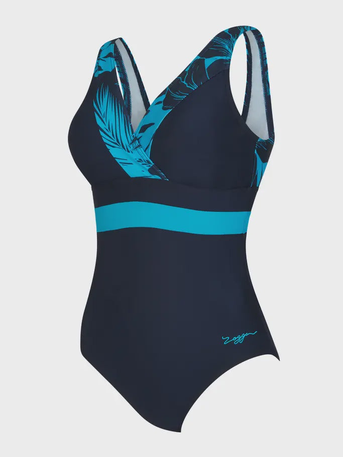 Zoggs Sqaureback Ladies Swimsuit - Fiji