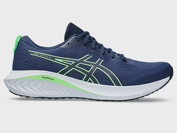 Asics Mens Gel Excite 10 Running Shoes - Blue Expanse/Lime Burst