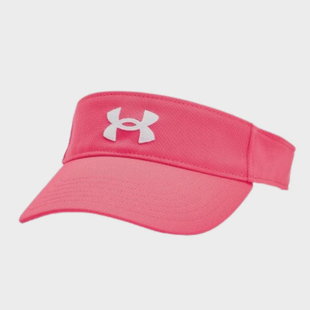Women's UA Blitzing Visor - Pink/White