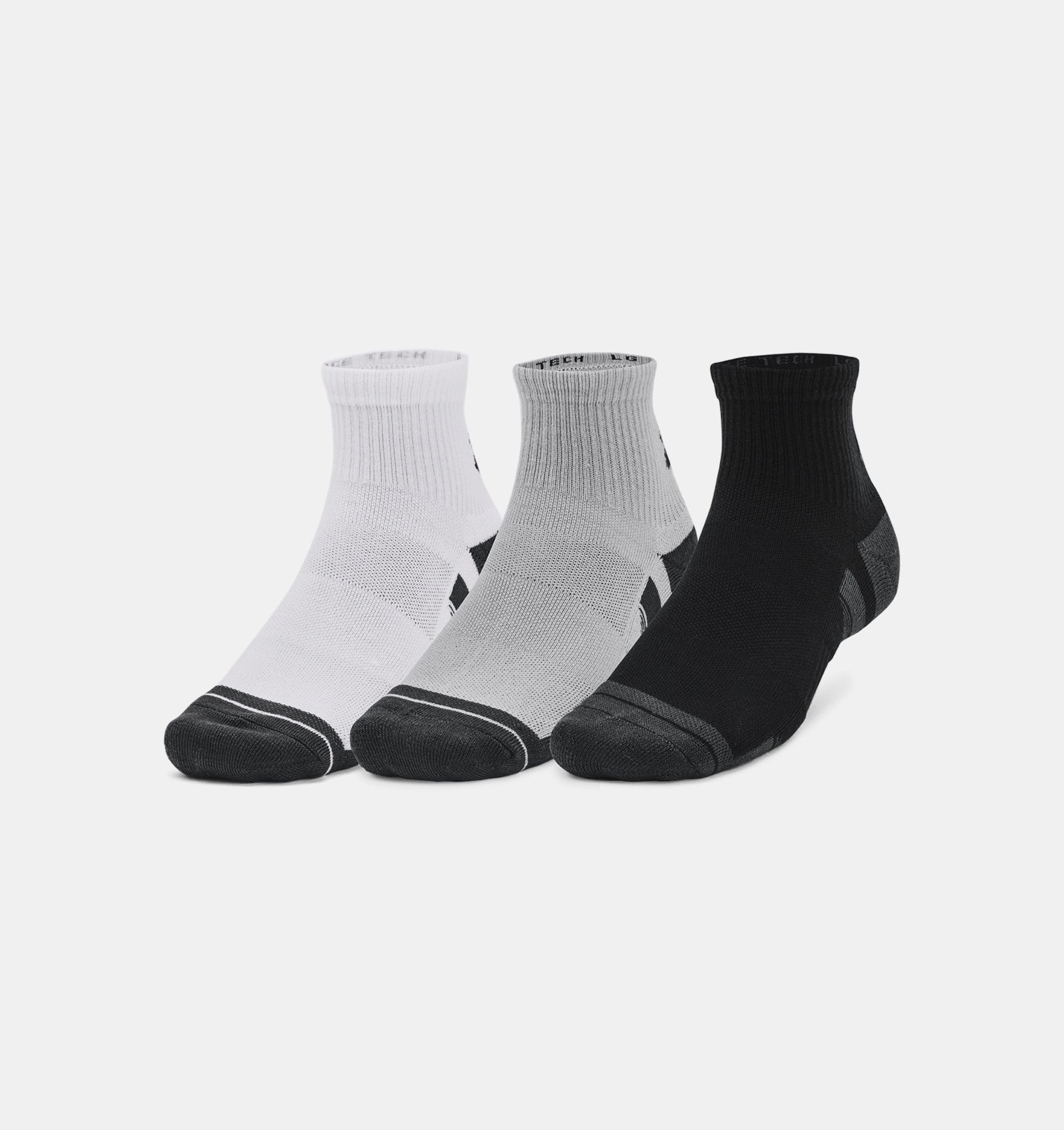 Unisex UA Performance Tech 3-Pack Quarter Socks - Mixed