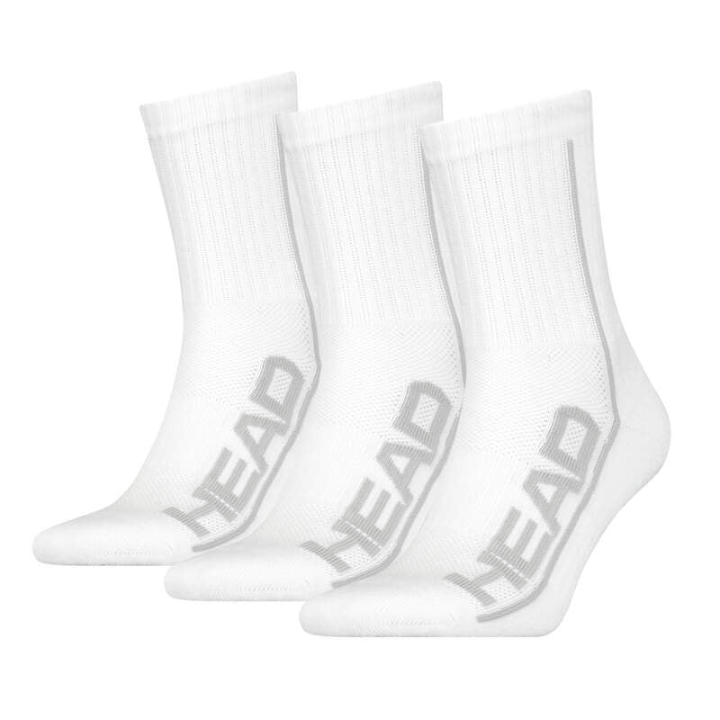 Head Performance Short Crew Socks - White 3-Pack