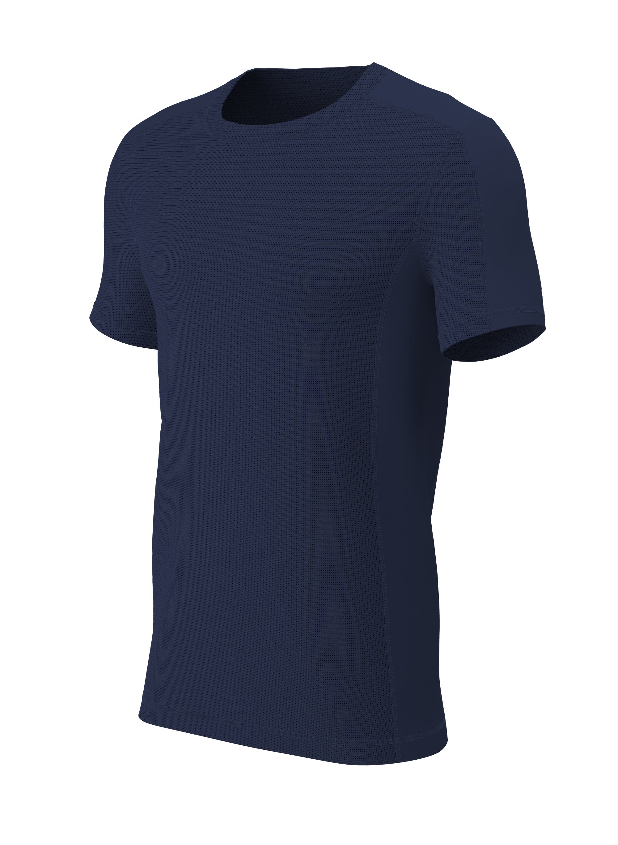 Tech Tee Crew Neck Shirt - Navy