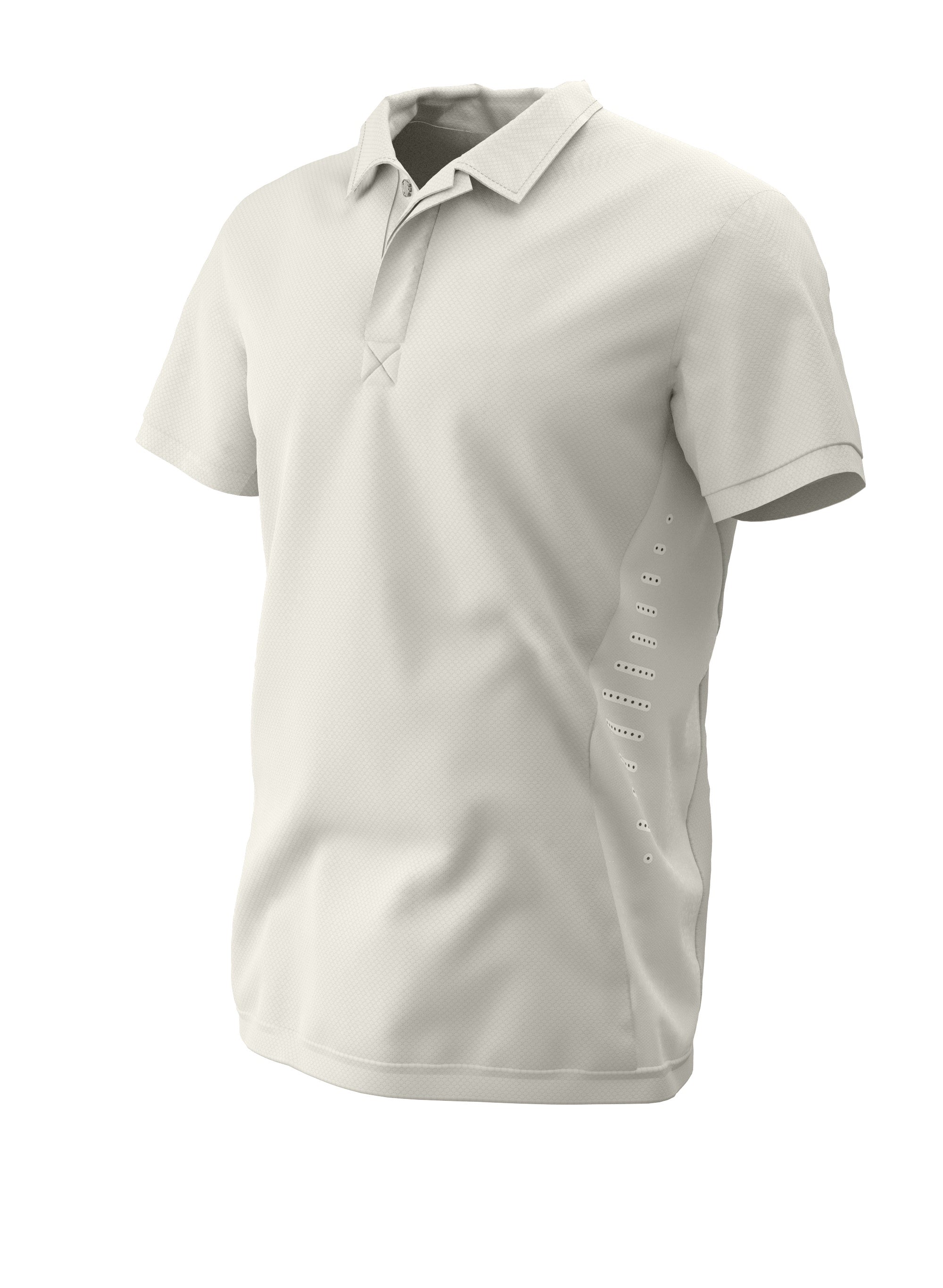 Radial Ivory Cricket Shirt (White)