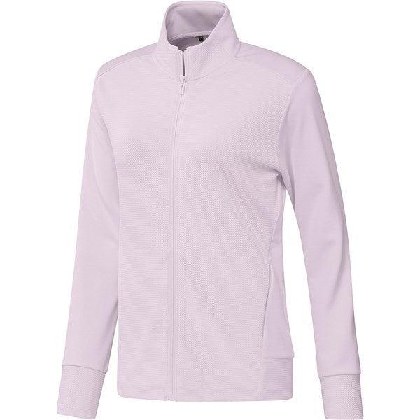 Adidas Ladies Textured Jacket - Almost Pink-Bruntsfield Sports Online