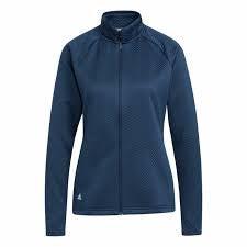Adidas Ladies Textured Jacket - Navy-Bruntsfield Sports Online