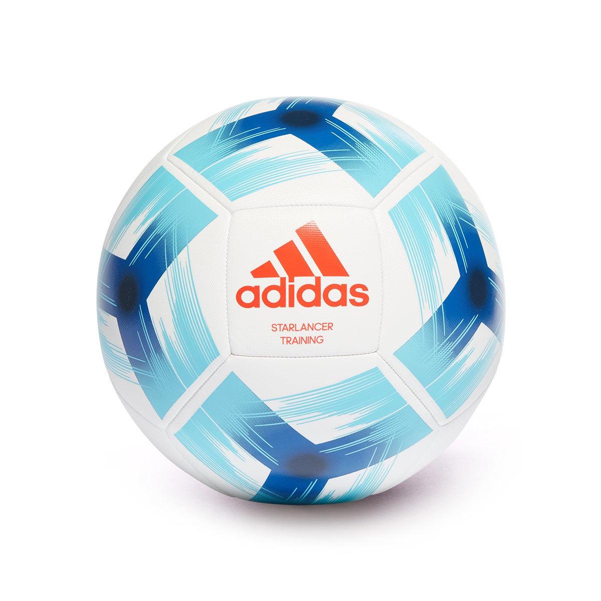 Adidas Starlancer Training Football - White/Blue-Bruntsfield Sports Online