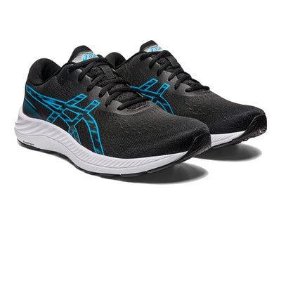 Asics Gel Excite 9 Men's Running Shoes - Black / Island Blue-Bruntsfield Sports Online