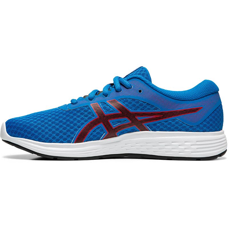 Asics PATRIOT 11 PS ELECTRIC BLUE/SPEED RED-Bruntsfield Sports Online