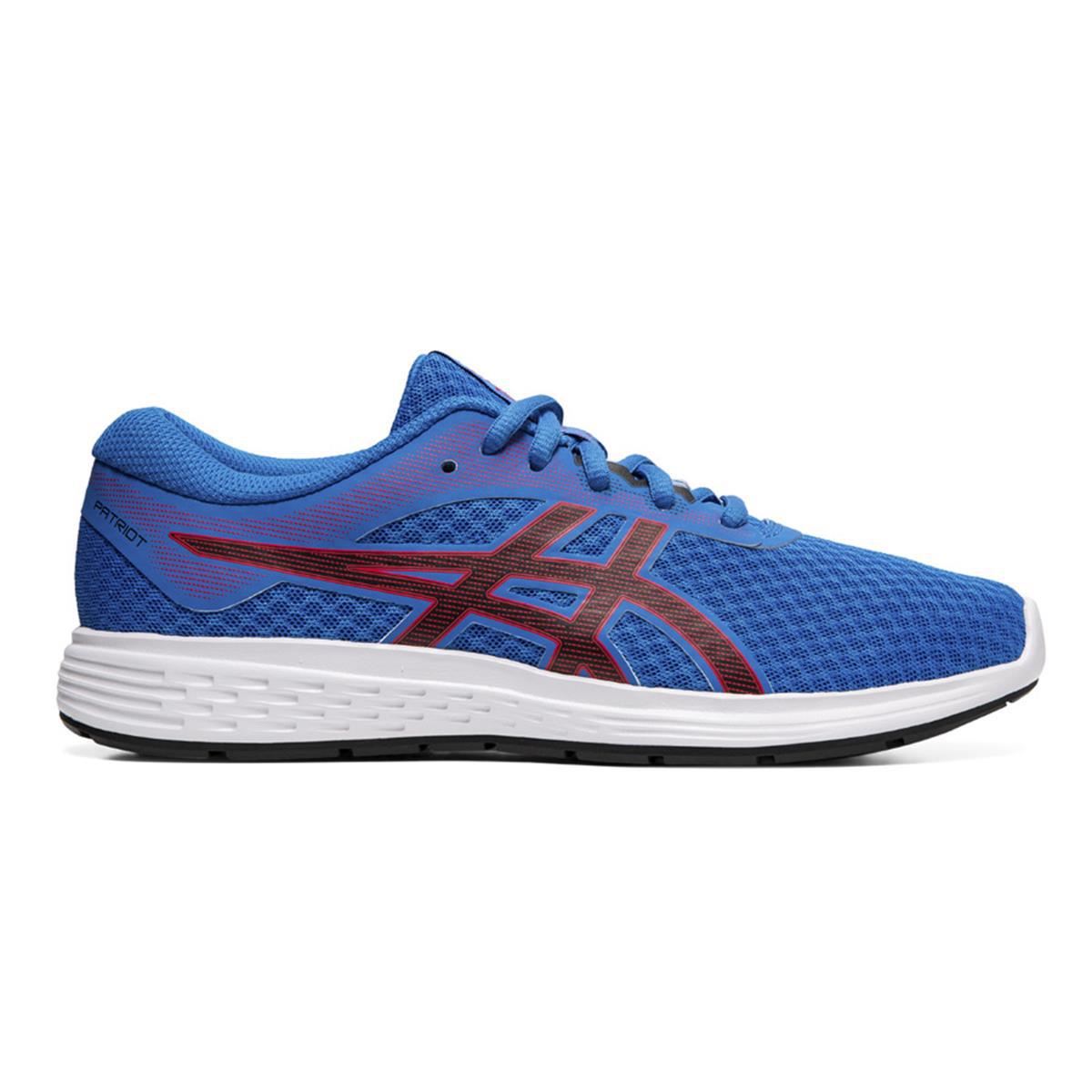 Asics PATRIOT 11 PS ELECTRIC BLUE/SPEED RED-Bruntsfield Sports Online