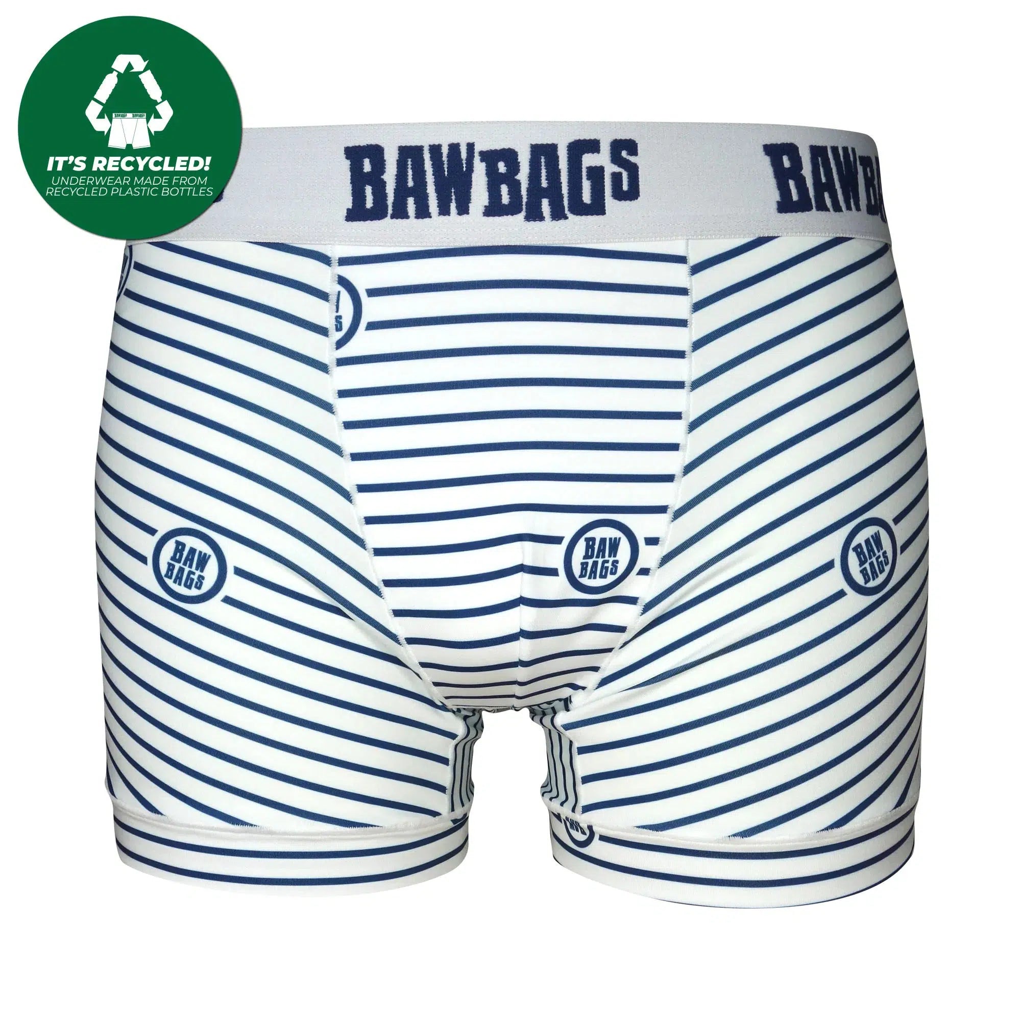 Bawbags Cool De Sacs Breton Stripes Boxer Shorts-Bruntsfield Sports Online