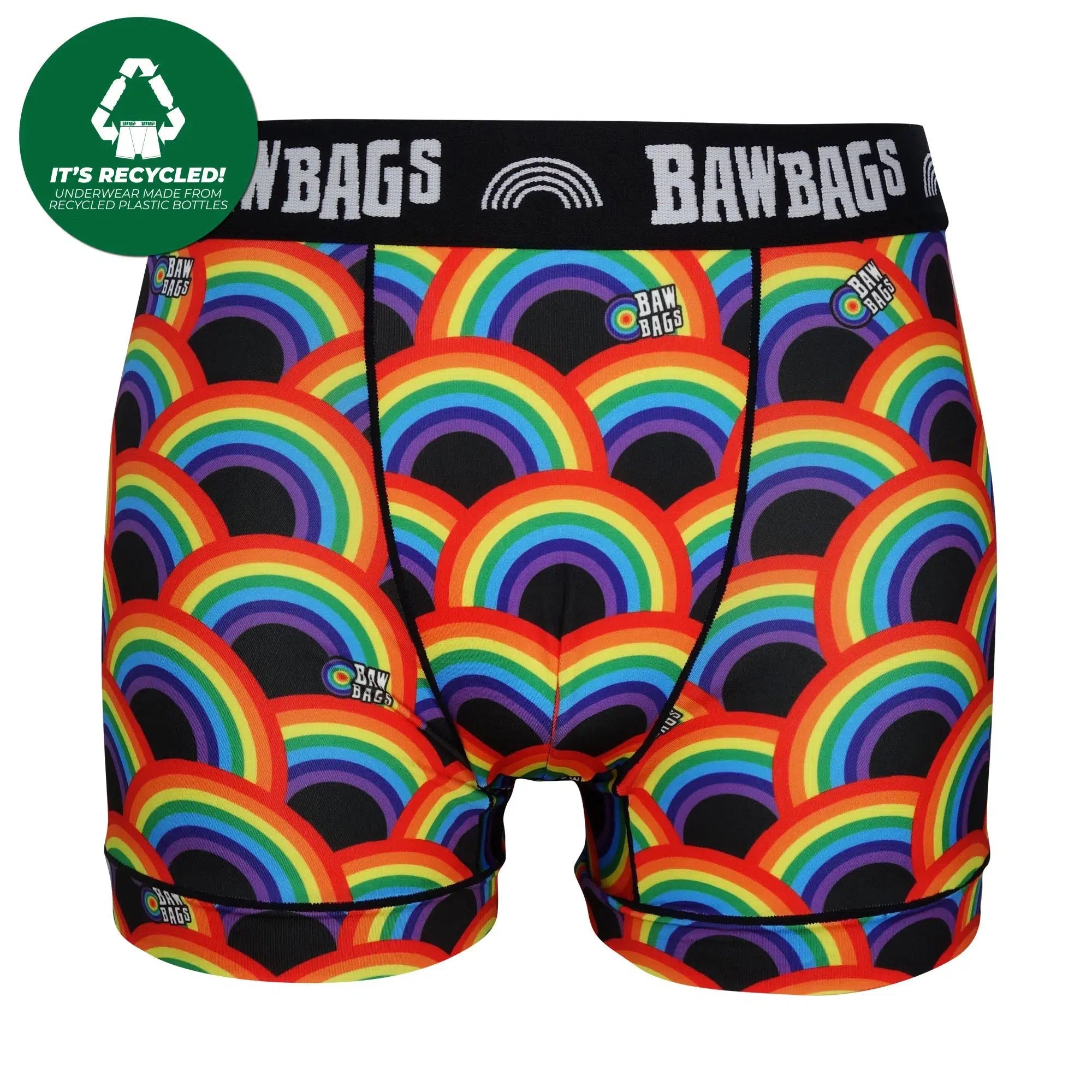 Bawbags Cool De Sacs Rainbaw 2.0 Boxer Shorts-Bruntsfield Sports Online