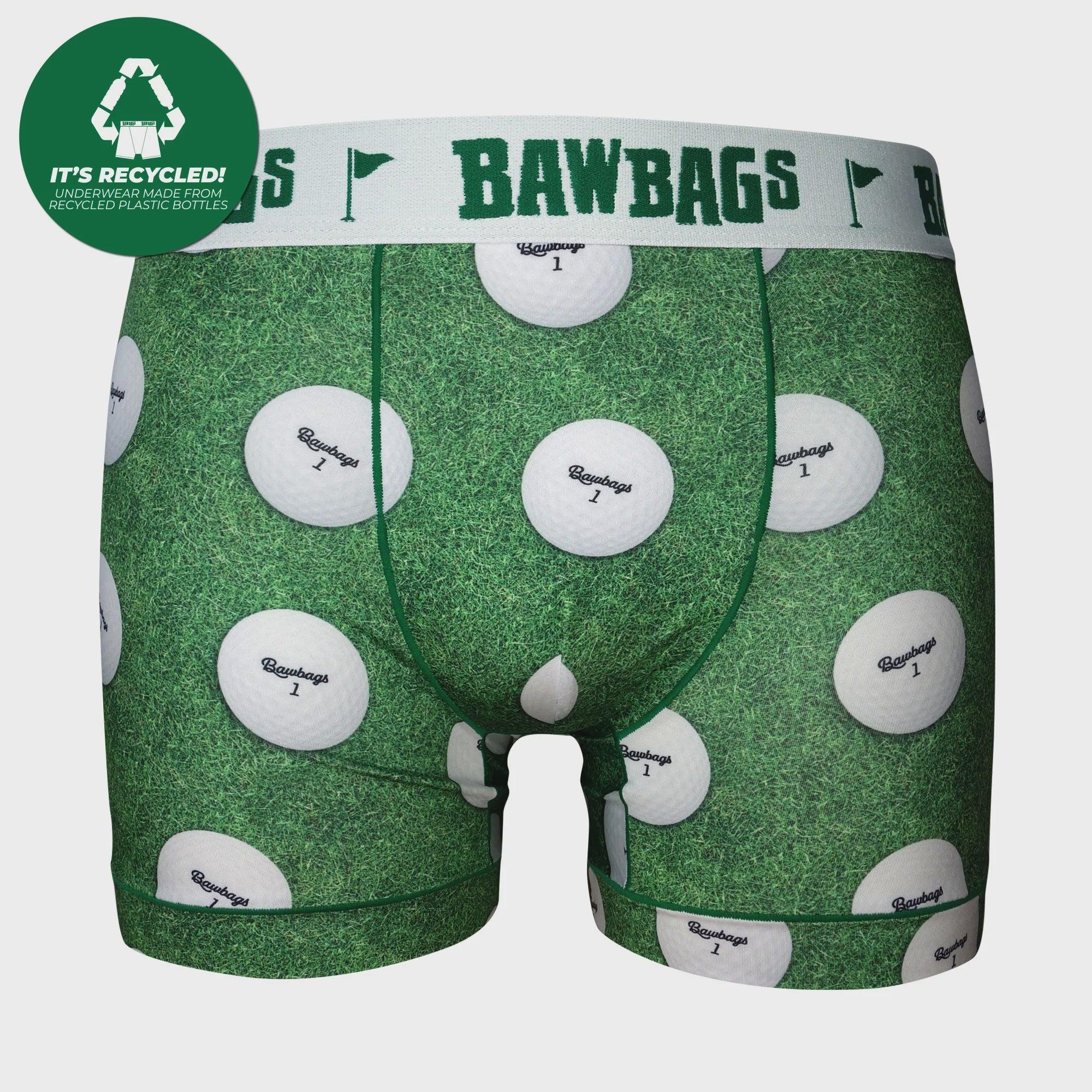 Bawbags Golf Baws Cool De Sacs Boxer Shorts-Bruntsfield Sports Online