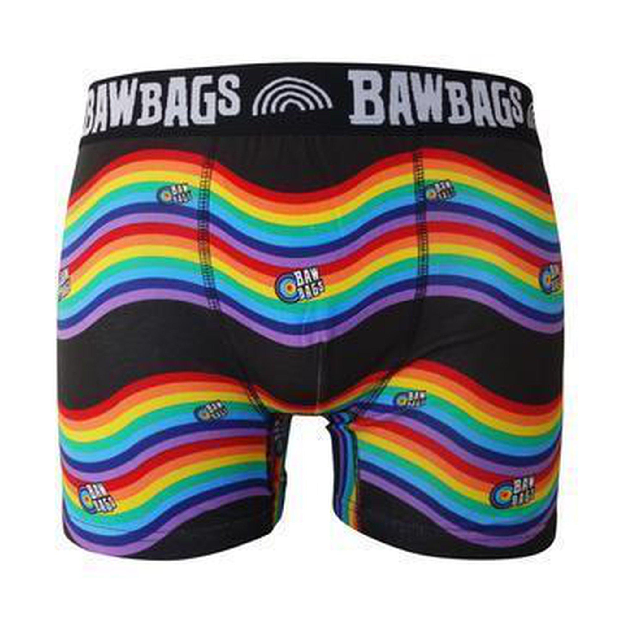 Bawbags Rainbaw Cotton Boxer Shorts-Bruntsfield Sports Online