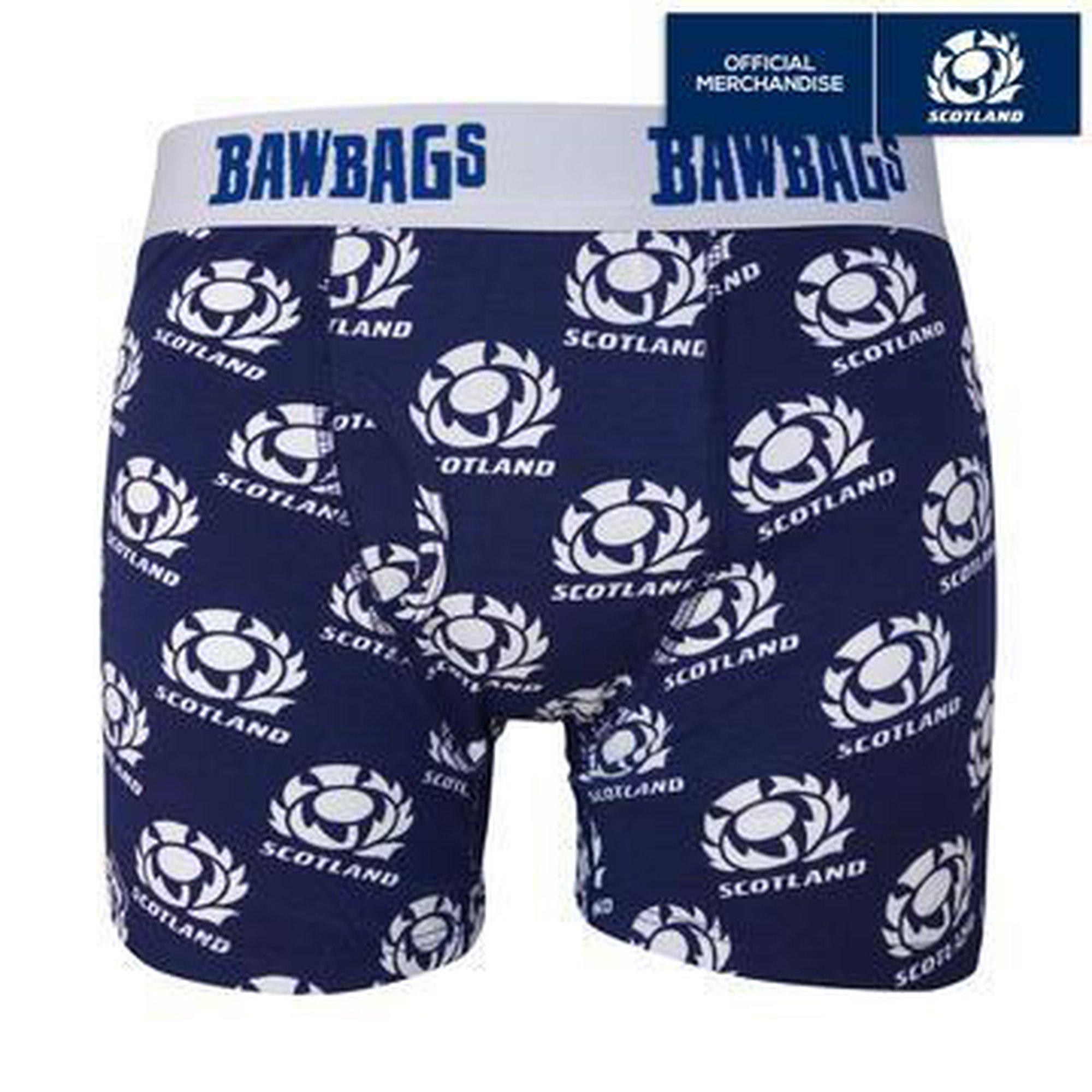 Bawbags SRU Cotton Boxer Shorts-Bruntsfield Sports Online