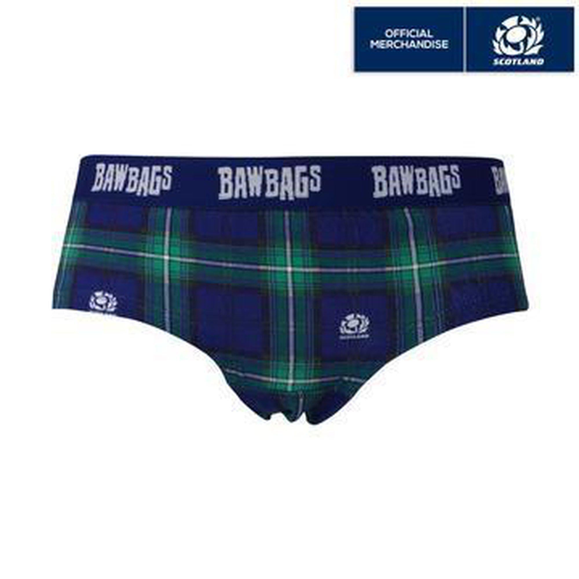 Bawbags SRU Tartan Cotton Underwear-Bruntsfield Sports Online