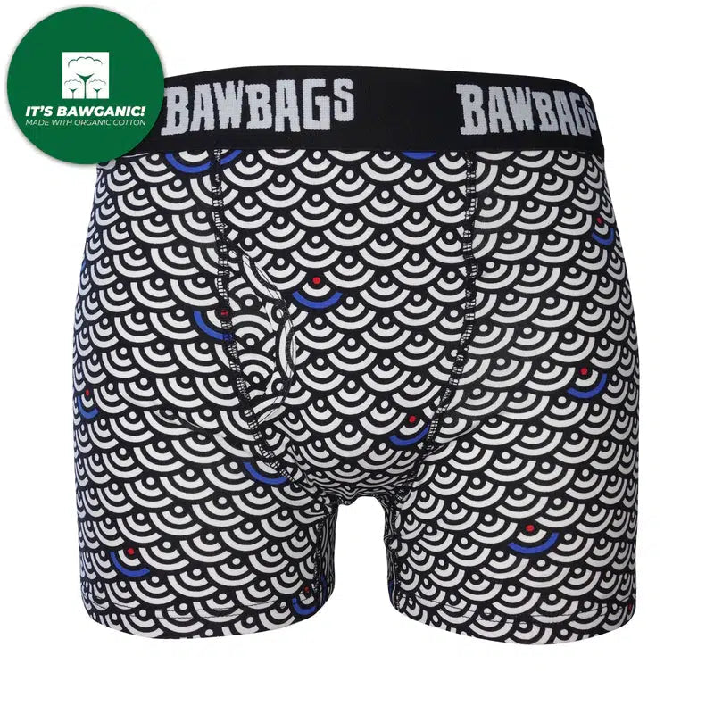 Bawbags Scallops Cotton Boxer Shorts-Bruntsfield Sports Online