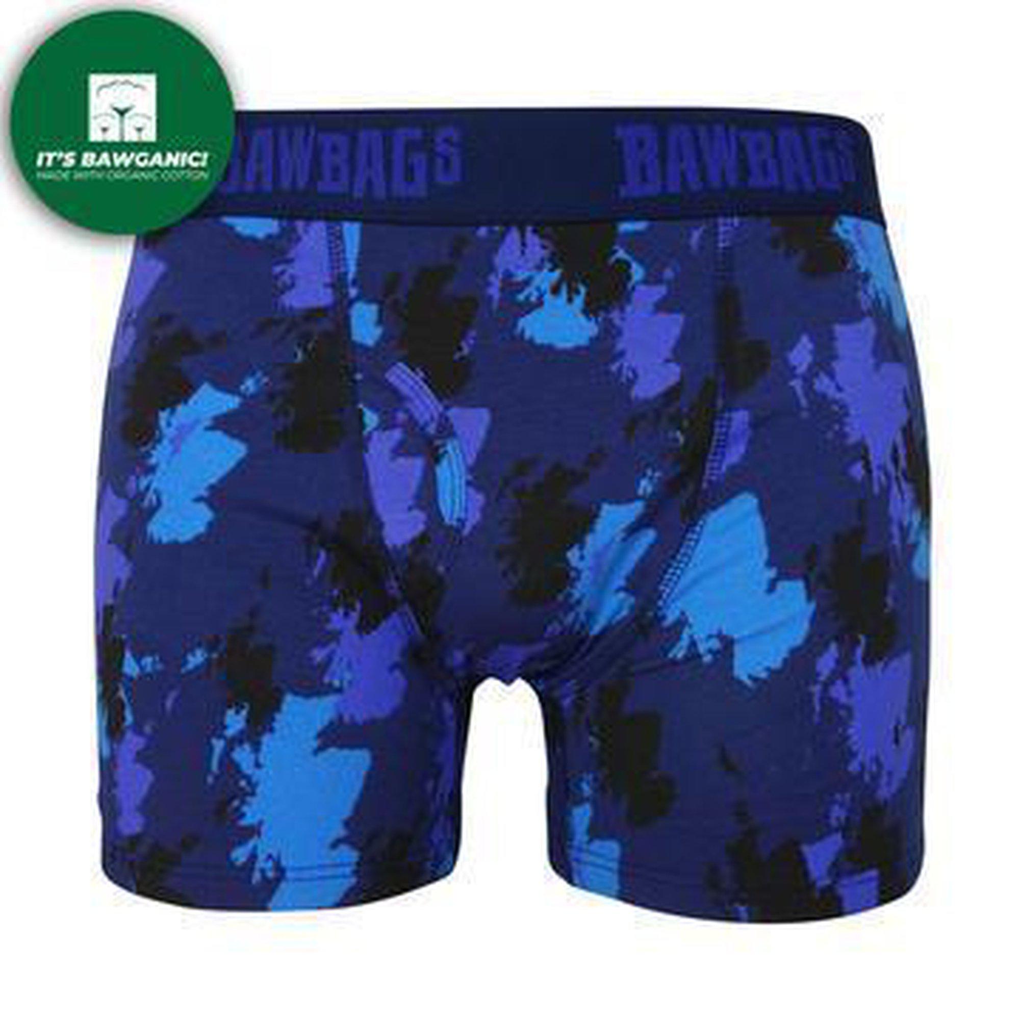 Bawbags Scottish Camo Cotton Boxer Shorts-Bruntsfield Sports Online