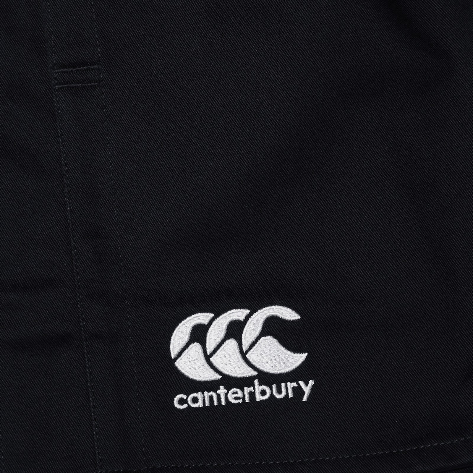 Canterbury Mens Cotton Professional Rugby Match Shorts - Black-Bruntsfield Sports Online