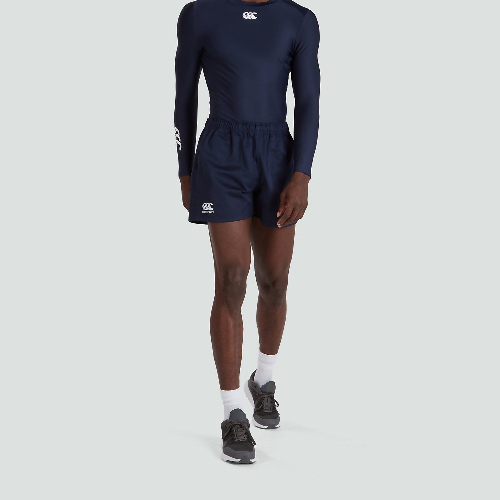 Canterbury Mens Cotton Professional Rugby Match Shorts - Navy-Bruntsfield Sports Online