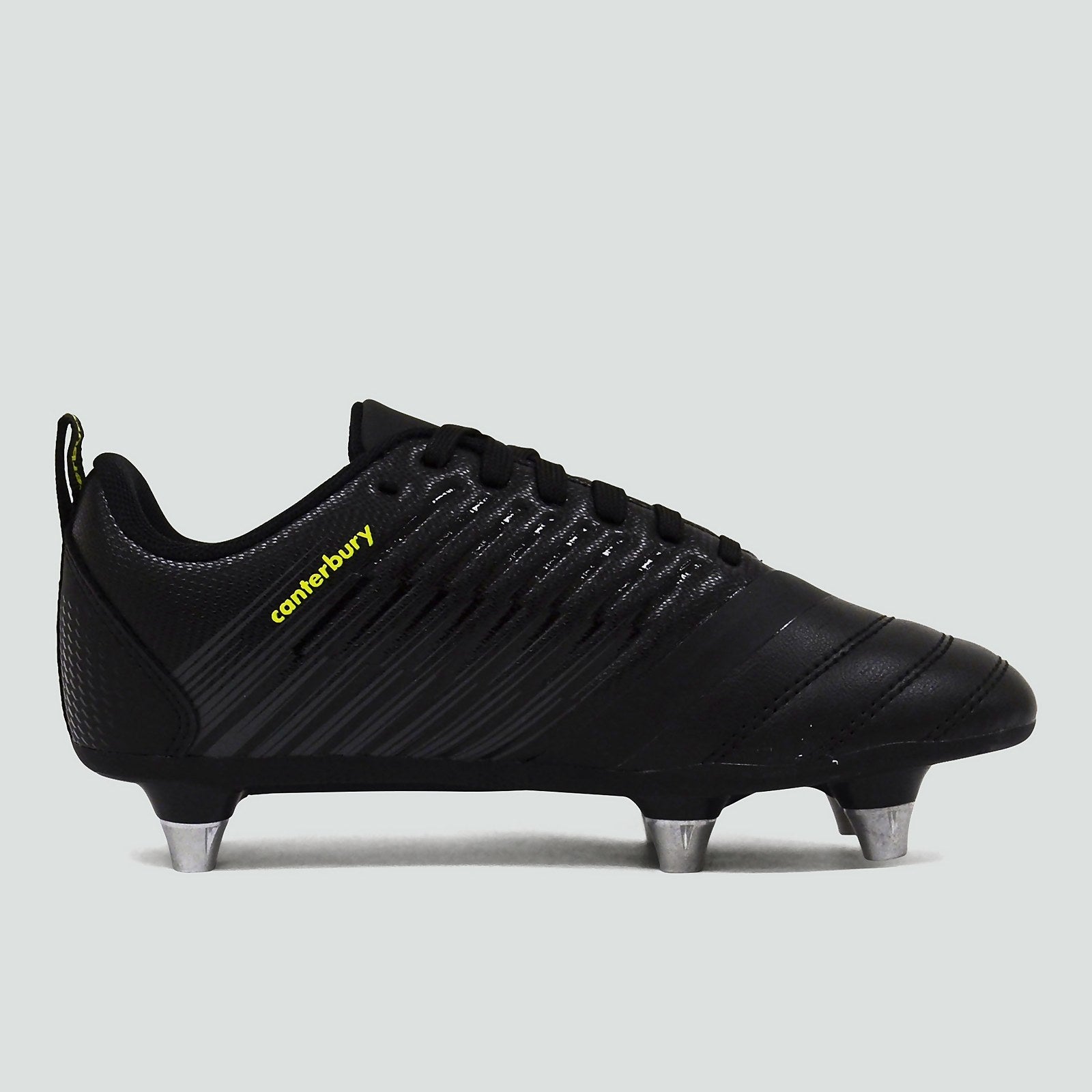 Canterbury Stampede 3.0 Plus SG Rugby Boots -Black/Lime-Bruntsfield Sports Online