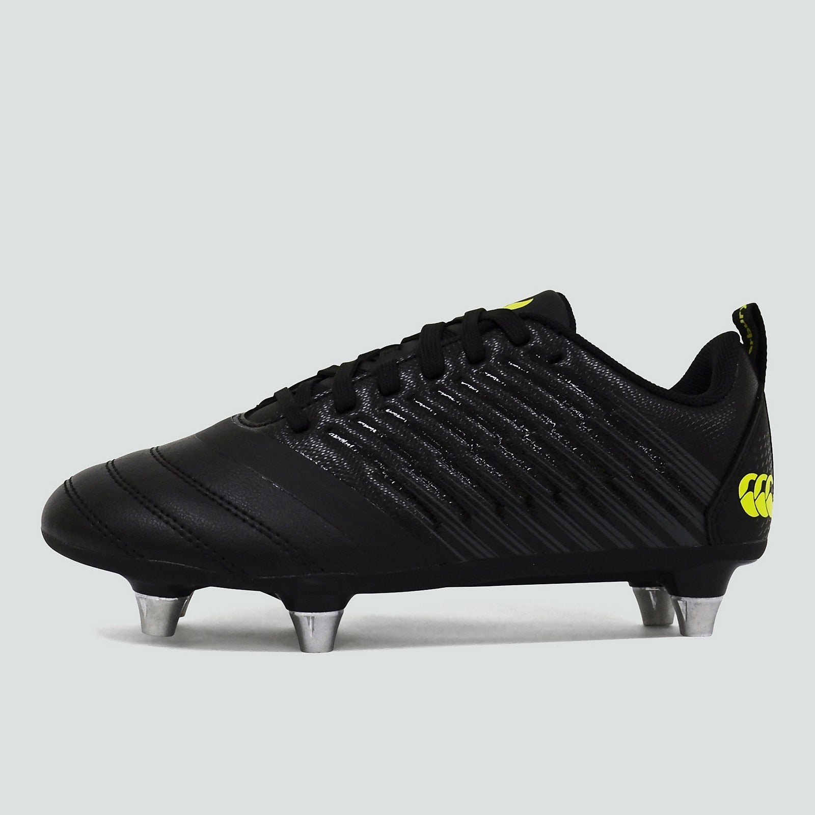 Canterbury Stampede 3.0 Plus SG Rugby Boots -Black/Lime-Bruntsfield Sports Online