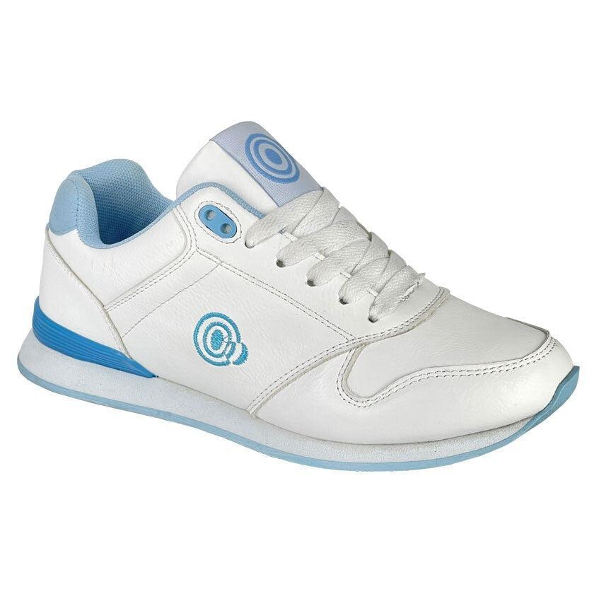 Dek Ladies Approach Bowling Shoes - White/Blue-Bruntsfield Sports Online
