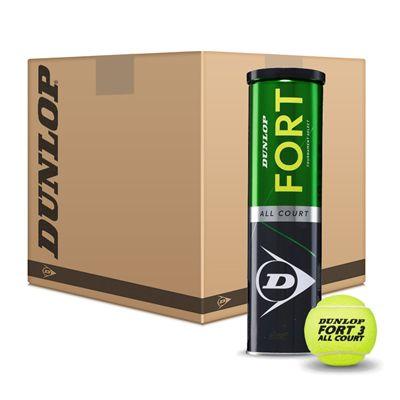 Dunlop Fort Tournament Select 4B Tennis Balls - 6 Dozen (1 Box)-Bruntsfield Sports Online