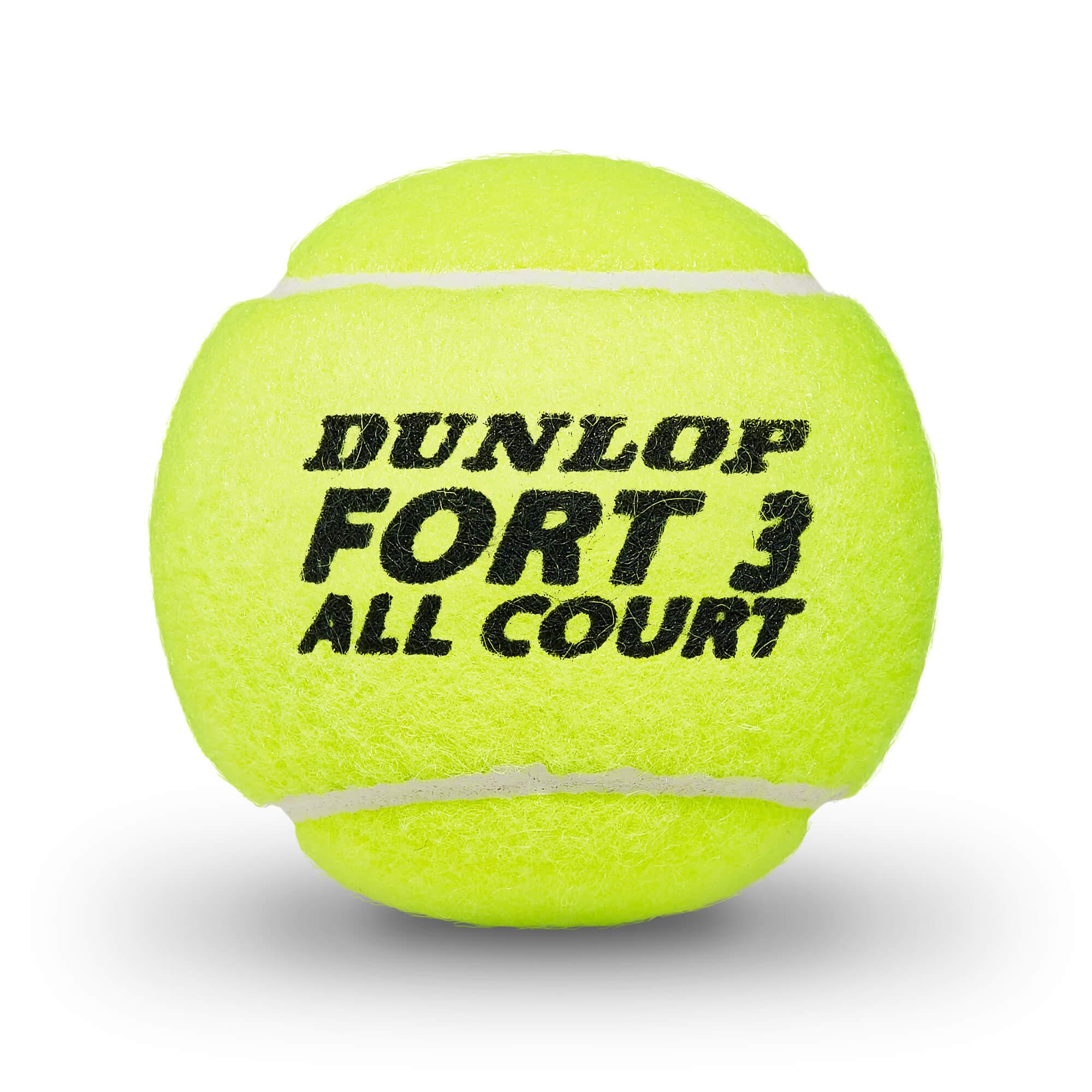 Dunlop Fort Tournament Select 4B Tennis Balls-Bruntsfield Sports Online
