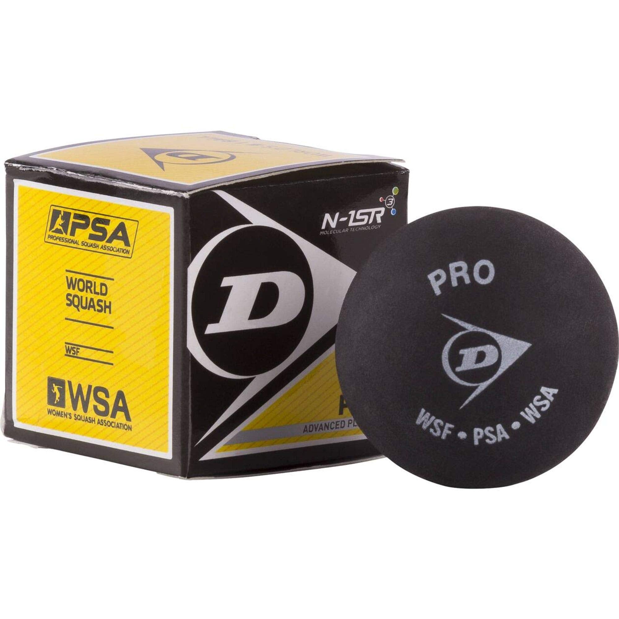 Dunlop Pro (double yellow dot) Squash Ball-Bruntsfield Sports Online