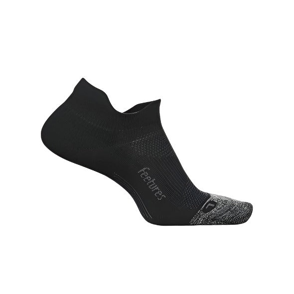 Feetures Elite Light Cushion No Show Tab - Black-Bruntsfield Sports Online