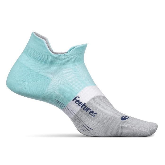 Feetures Elite Light Cushion No Show Tab Socks - Purist Blue-Bruntsfield Sports Online