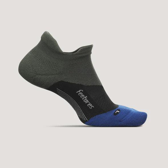 Feetures Elite Max Cushion No Show Tab - Moss Green-Bruntsfield Sports Online