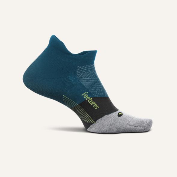 Feetures Max Cushion No Show Tab Socks - Deep Ocean-Bruntsfield Sports Online