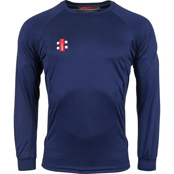 Gray-Nicolls Matrix L/S Tee Shirt - Navy-Bruntsfield Sports Online