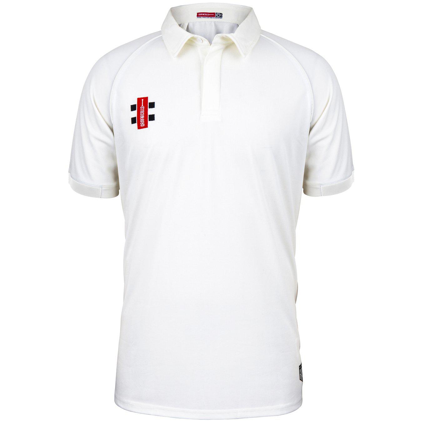 Gray-Nicolls Matrix V2 S/S Shirt - Ivory-Bruntsfield Sports Online