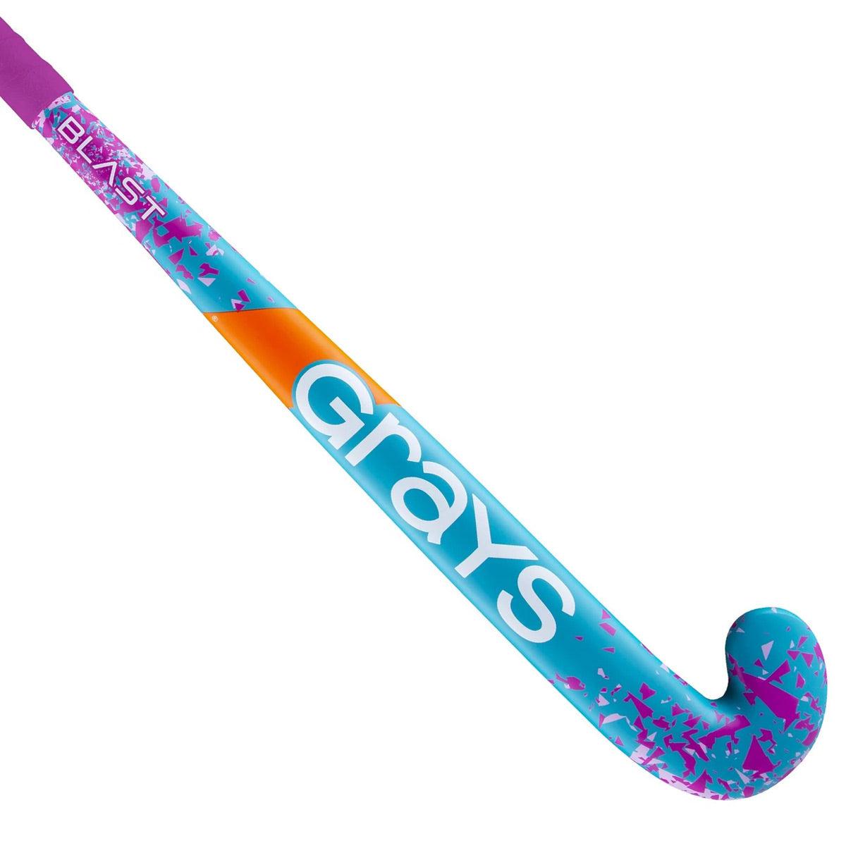 Grays Blast Ultrabow Junior Hockey Stick - Pink/Teal-Bruntsfield Sports Online