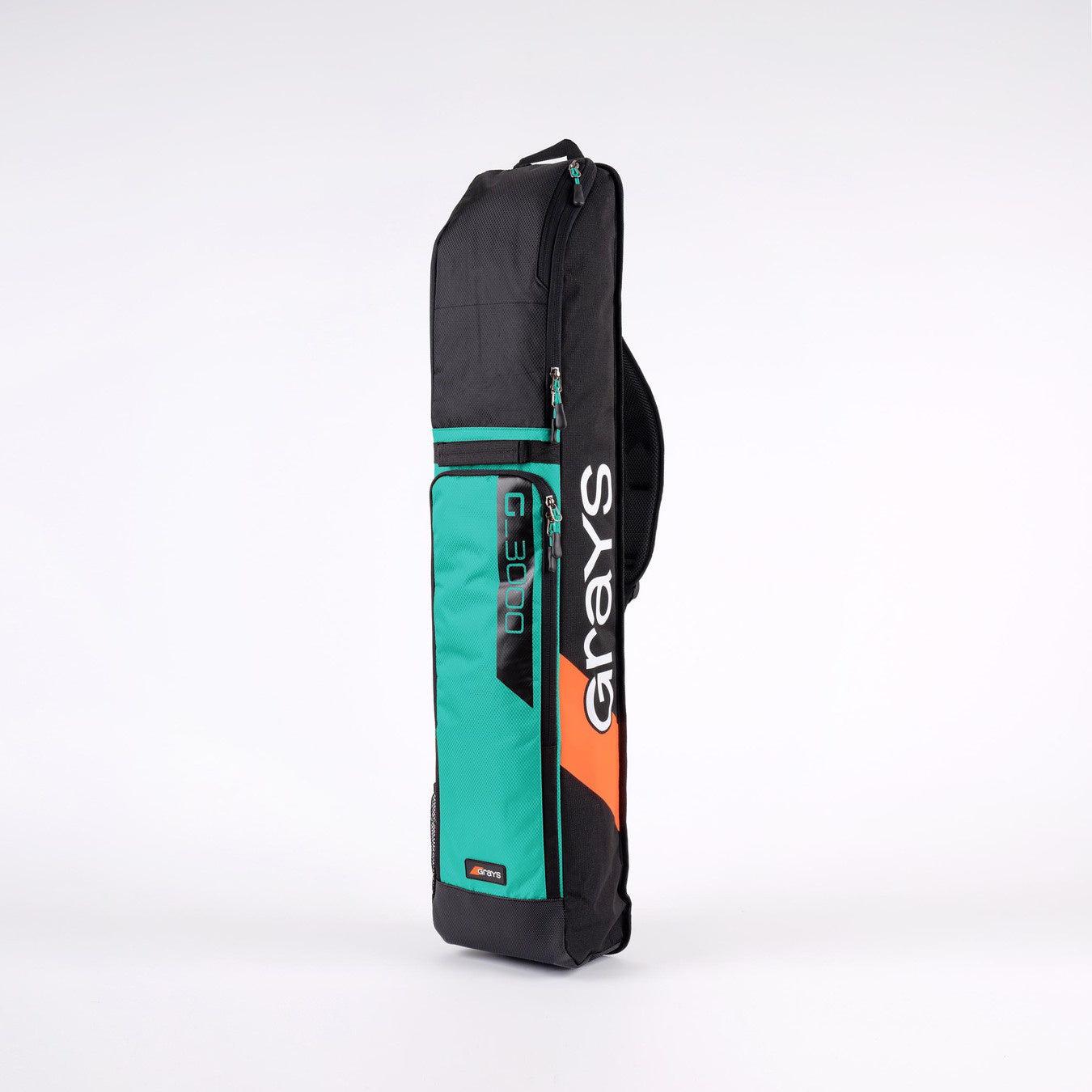 Grays G-3000 Hockey Kitbag-Black/Aqua-Bruntsfield Sports Online