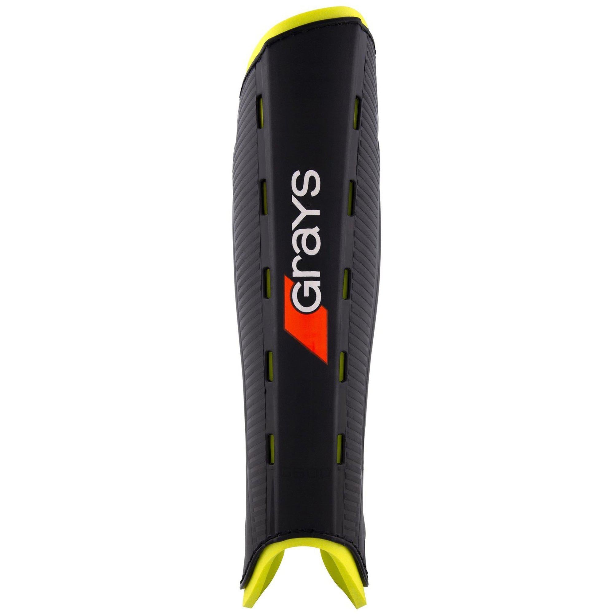 Grays G600 Shinguard - Black/Yellow-Bruntsfield Sports Online