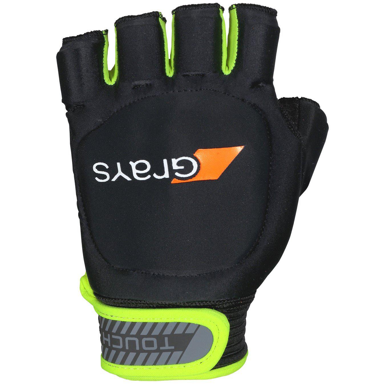Grays Touch Glove - Black/Fluo Yellow-Bruntsfield Sports Online