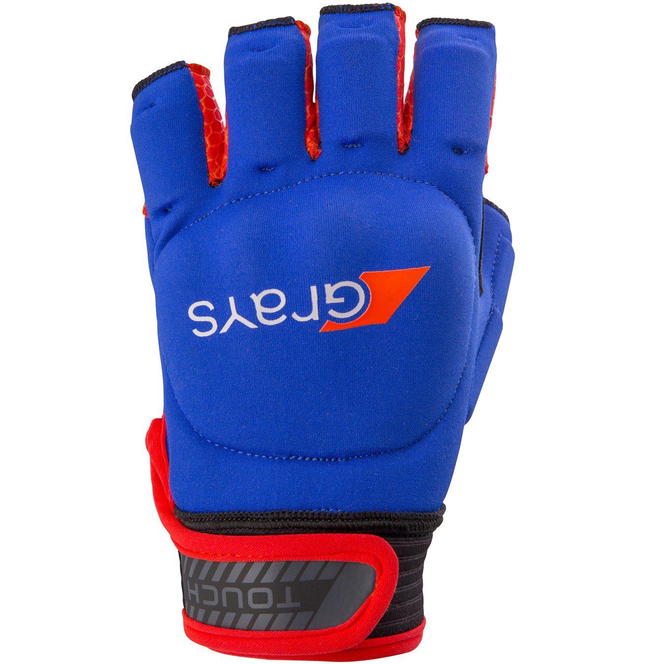 Grays Touch Glove - Navy/Fluo Red-Bruntsfield Sports Online