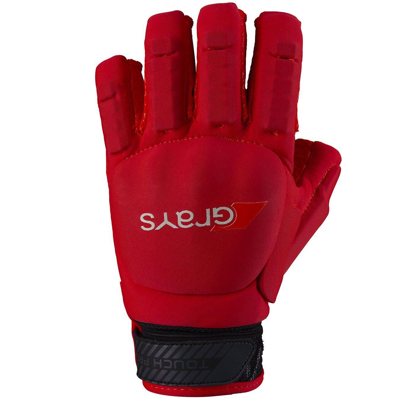 Grays Touch Pro Glove - Fluo Red-Bruntsfield Sports Online