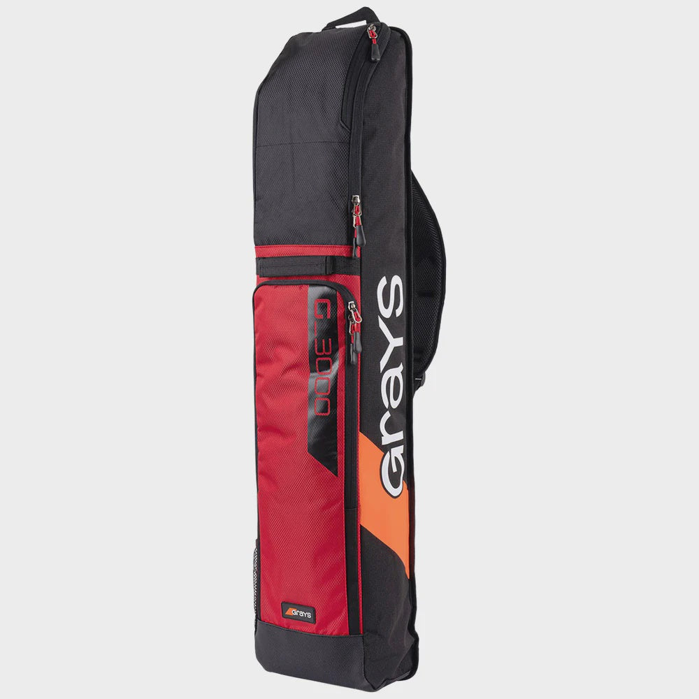 Grays G-3000 Hockey Kitbag-Black/Red