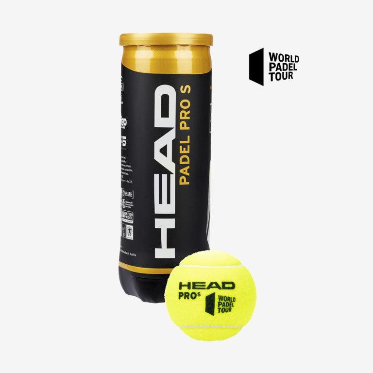 Head Padel Pro S - Padel 3 Ball Tube-Bruntsfield Sports Online