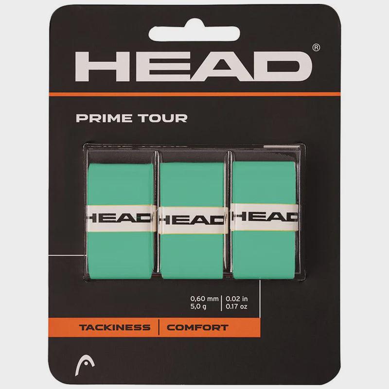 Head Prime Tour Overgrips 3Pk - Mint-Bruntsfield Sports Online