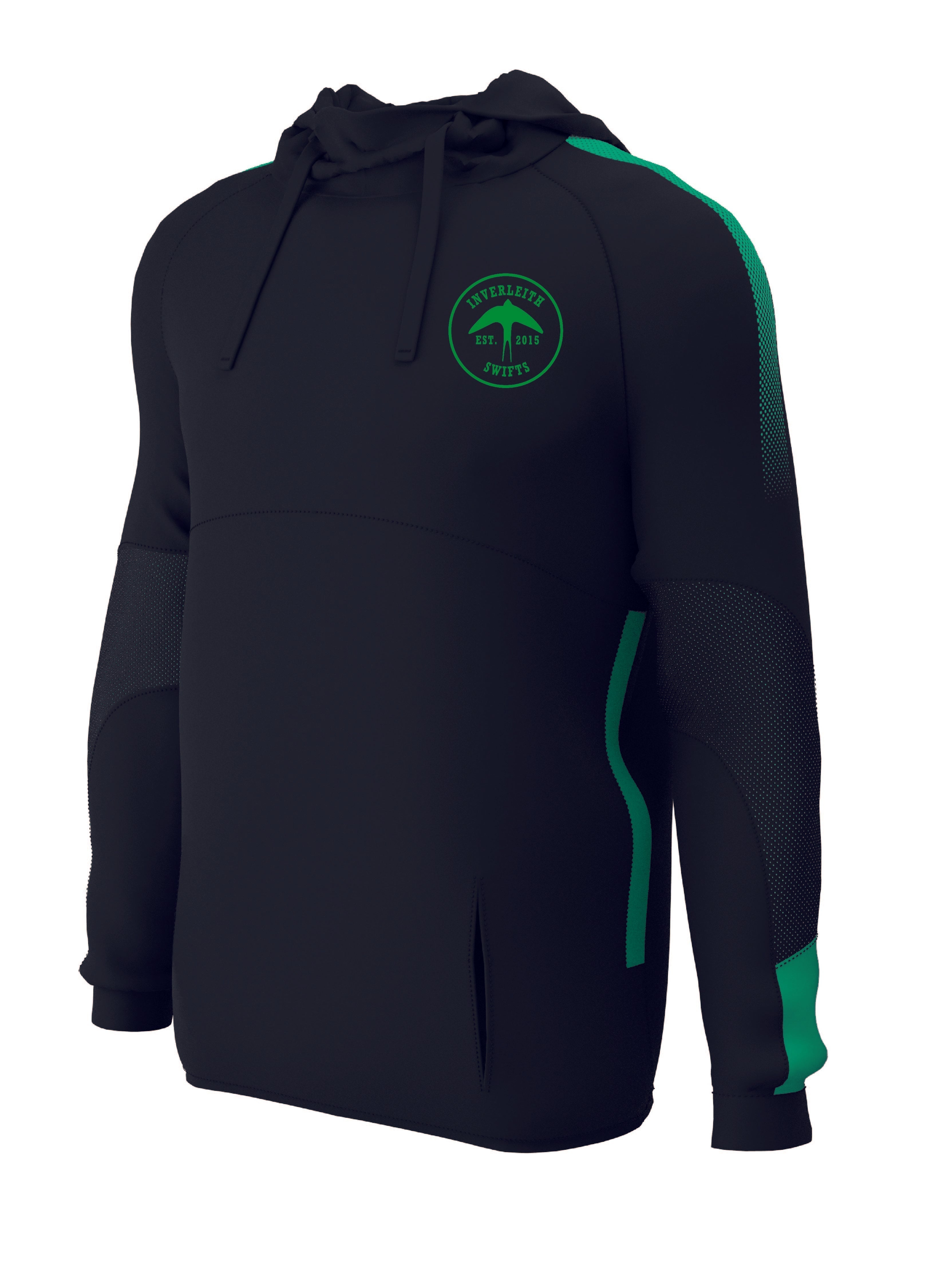 Inverleith Swifts Netball Pro Hoody-Black-Bruntsfield Sports Online