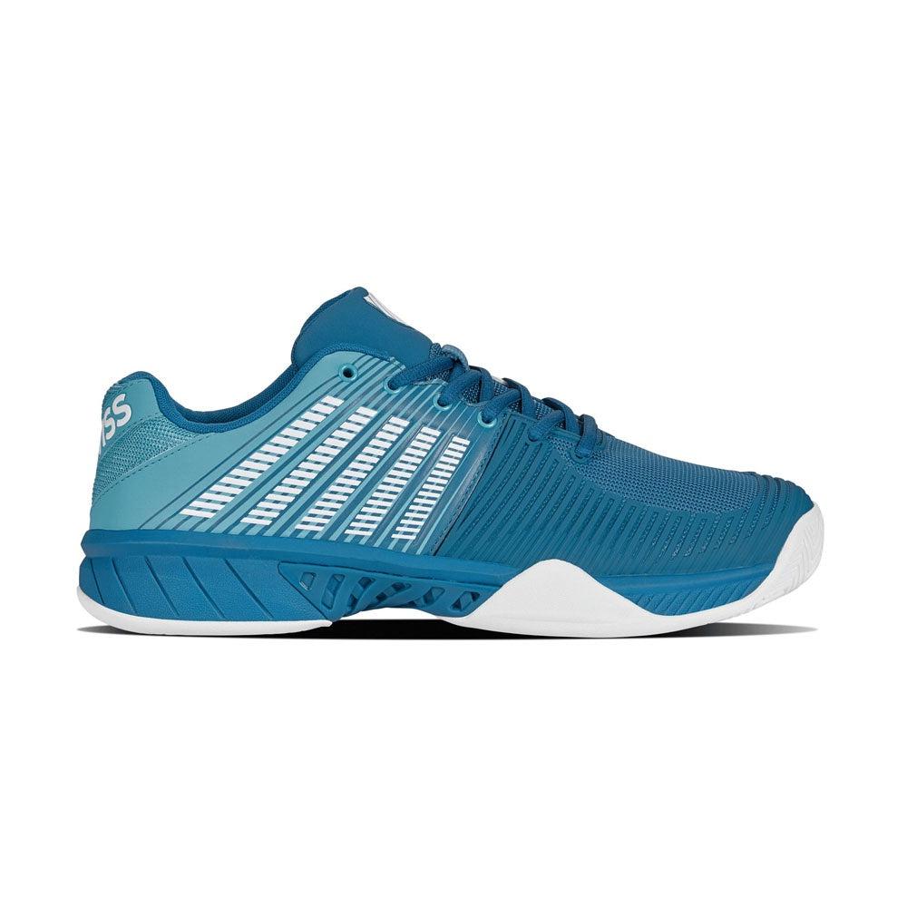 K-Swiss Express Light 2 Mens Tennis Shoes - Celestial/SC Blue/BR White-Bruntsfield Sports Online