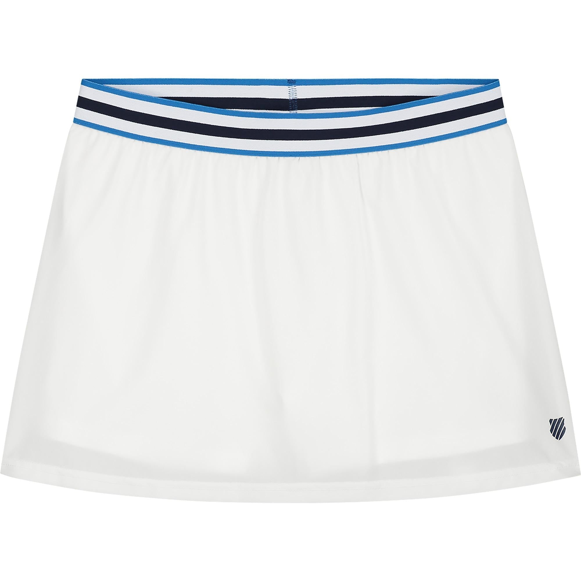 K-Swiss Ladies Tennis Skort - White-Bruntsfield Sports Online