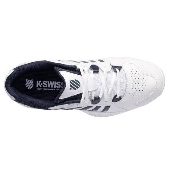 K-Swiss Receiver V Mens Tennis Shoes - White/Peacoat/Silver-Bruntsfield Sports Online