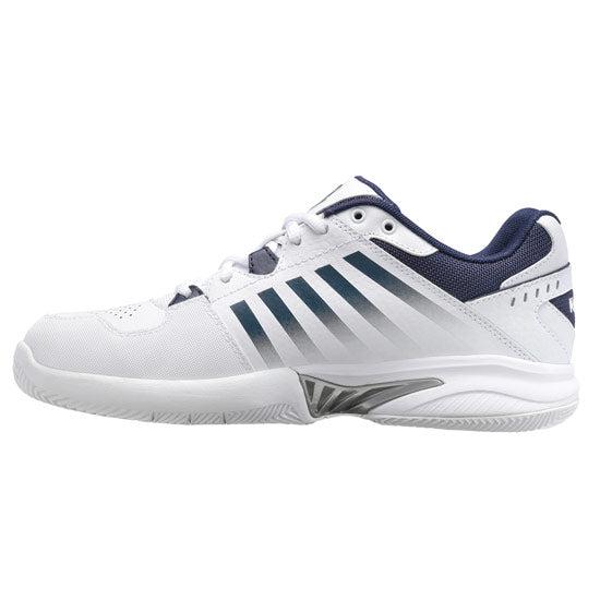 K-Swiss Receiver V Mens Tennis Shoes - White/Peacoat/Silver-Bruntsfield Sports Online